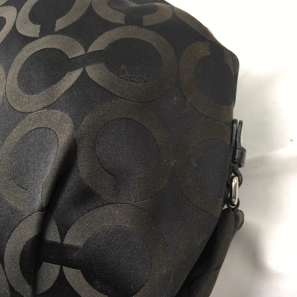Coach Brooke Signature Sateen Hobo Shoulder Handbag Purse ✅Offers Welcome - Picture 3 of 13